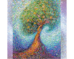 Схема на холсте АБРИС АРТ арт. АС-277 Волшебное дерево жизни 30х30 см
