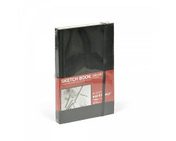Блокнот Sketch Book 5,5*8,5 (14*21,5см) цв.черный уп. 80 листов