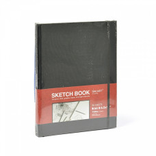 Блокнот Sketch Book 8,5*11 (21,8*28см) цв.черный уп. 80 листов
