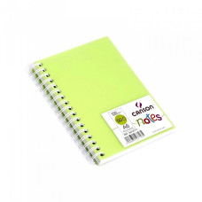 МРМ.204127717 Canson Блокнот Notes для графики на спирали, обложка Зеленая, 120гр/м 10,5х14,8см 50л