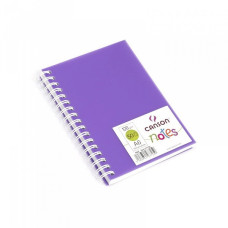 МРМ.204127725 Canson Блокнот Notes для графики на спирали, обложка Фиолетовая 120гр/м 10,5х14,8см 50