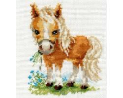 Набор для вышивания арт.Алиса - 0-114 'Белогривая лошадка' 12х14 см