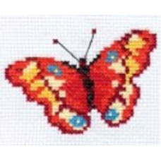Набор для вышивания арт.Алиса - 043 'Бабочки' 10х7 см