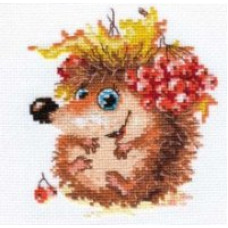 Набор для вышивания арт.Алиса - 075 'Осенний ежонок' 11х12 см
