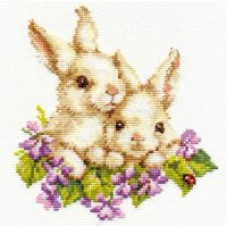 Набор для вышивания арт.Алиса - 111 'Крольчата' 15х16 см