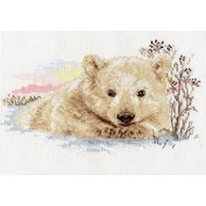 Набор для вышивания арт.Алиса - 119 'Северный медвежонок' 27х16 см