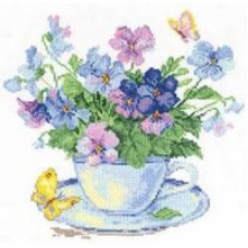 Набор для вышивания арт.Алиса - 201 'Утренние цветы' 24х24 см