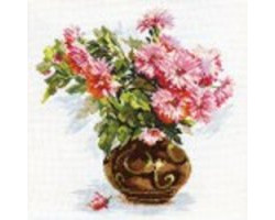 Набор для вышивания арт.Алиса - 209 'Цветущий сад.Хризантемки' 26х29 см