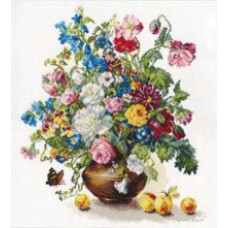 Набор для вышивания арт.Алиса - 223 'Поэзия цветов:Благоухание лета' 32х37 см