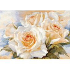 Набор для вышивания арт.Алиса - 232 'Белые розы' 40х27 см