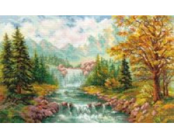 Набор для вышивания арт.Алиса - 309 'Горный водопад' 41х26 см