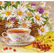 Набор для вышивания арт.Алиса - 513 'Полуденный чай' 18х18 см