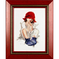 Набор для вышивания Алисена арт.1001 'Красная шапочка' 15*23 см