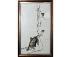 Набор для вышивания Алисена арт.1033 'Кошки-мышки' 33*57 см