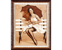 Набор для вышивания Алисена арт.1068 'Дождь' 27*35 см