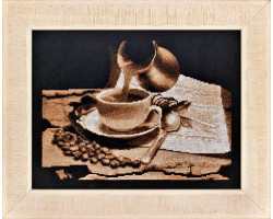 Набор для вышивания Алисена арт.1087 'Чашка кофе' 26*19 см