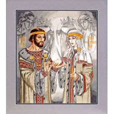 Набор для вышивания Алисена арт.1089 'Петр и Феврония' 40*46 см
