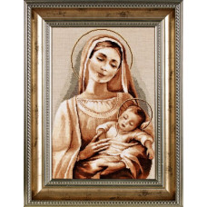 Набор для вышивания Алисена арт.1091 'Мадонна с младенцем' 24*35 см