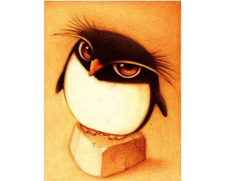 Набор для изготовления картин 'АЛМАЗНАЯ ЖИВОПИСЬ' арт.АЖ.366 'Пингвин' 25х30 см
