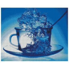 Набор алмазной живописи с подрамником 'Алмазная вышивка' арт.СК-625(П) 'Кружка чая' 40х50 см