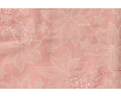 Ткань вышитая арт.750-1 цв.5 (149) св.розовый шир.150 см упак.13,71м