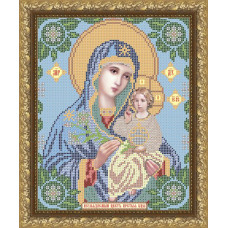 Рисунок на ткани арт. VIA4013 Пр.Богородица Неувядаемый цвет 20,5х25 см