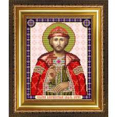 Рисунок на ткани арт. VIA4048 Св.Благоверный Князь Борис 20,5х25 см
