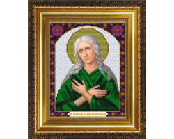 Рисунок на ткани арт. VIA4058 Св.Преподобная Мария Египетская 20,5х25 см