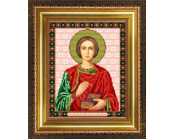Рисунок на ткани арт. VIA4068 Святой Великомученик Целитель Пантелеймон 20,5х25