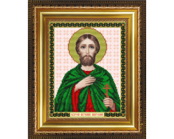 Рисунок на ткани арт. VIA4078 Святой мученик Анатолий 20,5х25 см