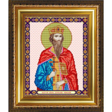 Рисунок на ткани арт. VIA4082 Святой Князь Вячеслав 20,5х25 см