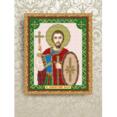 Рисунок на ткани арт. VIA4099 Святой Великомученик Феодор 20,5х25 см