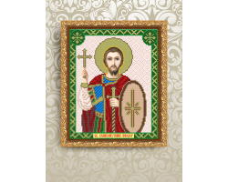 Рисунок на ткани арт. VIA4099 Святой Великомученик Феодор 20,5х25 см