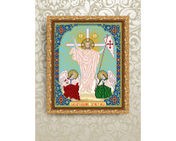 Рисунок на ткани арт. VIA4230 Воскресение Христово 20,5х25 см