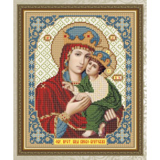 Рисунок на ткани арт. VIA4236 Образ пресвятой богородицы Киево-Братская 20,5х25 см