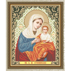Рисунок на ткани арт. VIA4243 Икона божьей матери Урюпинская 20,5х25 см