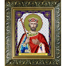 Рисунок на ткани арт. VIA5027 Св.В. Царь Константин 13,5х17 см