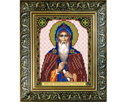 Рисунок на ткани арт. VIA5050 Св.Преподобный Геннадий 13,5х17 см
