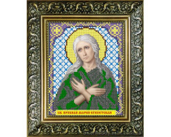 Рисунок на ткани арт. VIA5058 Св.Преподобная Мария Египетская 13,5х17 см