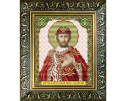 Рисунок на ткани арт. VIA5079 Св. Владислав Сербский 13,5х17 см