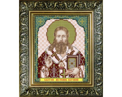 Рисунок на ткани арт. VIA5087 Св. Мученик Евгений 13,5х17 см