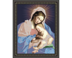 Рисунок на ткани арт. VKA3007 Мадонна с младенцем 29х38 см