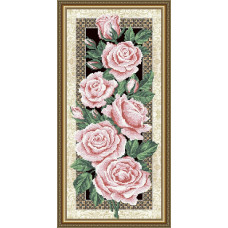 Рисунок на ткани арт. VKA3081 Розы 25х55 см