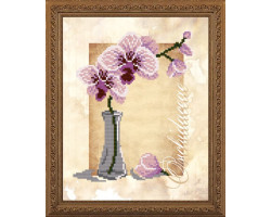 Рисунок на ткани арт. VKA4157 Орхидея 20,5х25 см