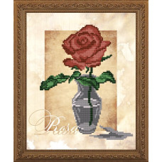 Рисунок на ткани арт. VKA4159 Роза 20,5х25 см