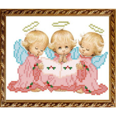 Рисунок на ткани арт. VKA5014 Три ангелочка 14х17 см
