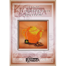 Набор для вышивания бисером 'Астрея Арт' арт.АСТ.60102 Апельсиновый чай 30х30см