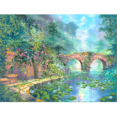 Рисунок на ткани 'Астрея Арт' арт.АСТ.71424 Каменный мост А3 40х30см