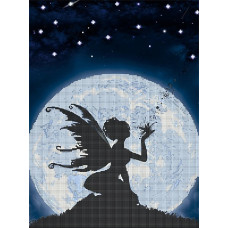Рисунок на ткани 'Астрея Арт' арт.АСТ.72046 Ночная магия А3