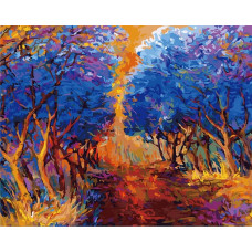 Картины по номерам Белоснежка арт.БЛ.885-АВ-C Осенний лес 40х50 см